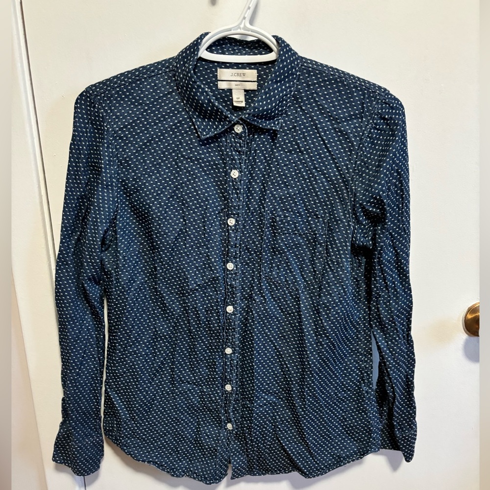 Petite JCrew Chambray Shirt